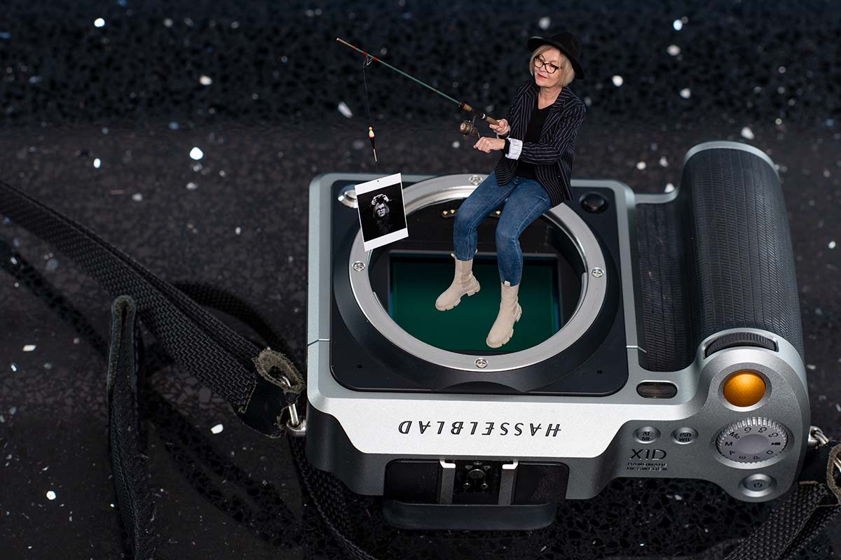 Caroline mit Hasselblad